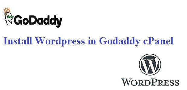 Install WordPress in Godaddy cPanel