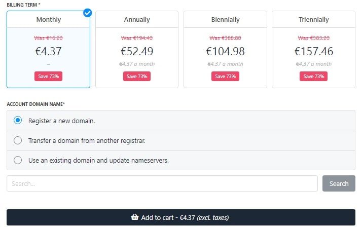 Billing Term Hosting.co.uk
